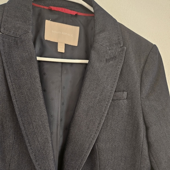 Banana Republic Dark Denim Blazer In Indigo Blue - Picture 2 of 7